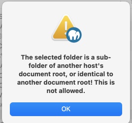 Selected Folder Is A Sub Folder Root Mamp