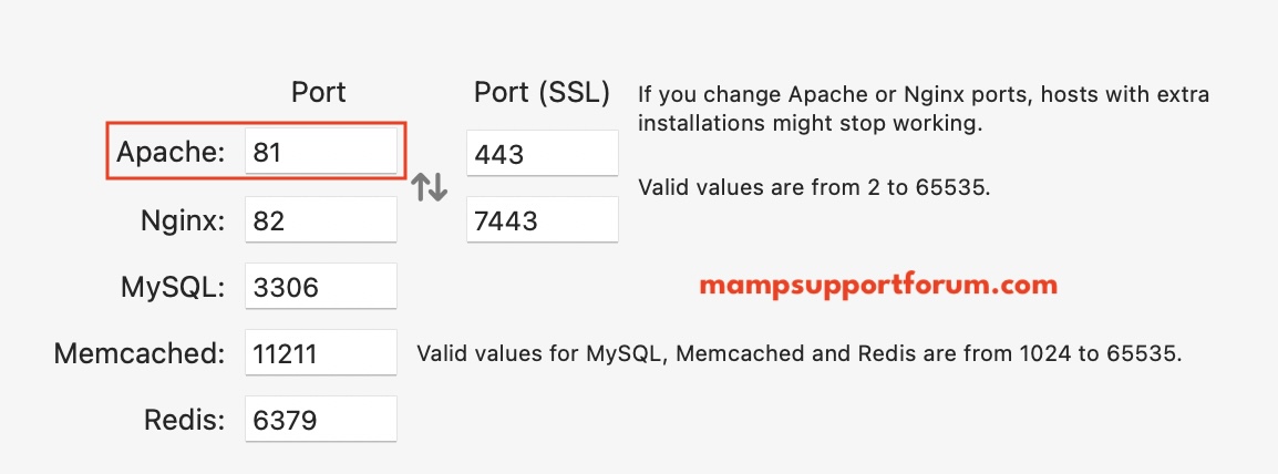 Mamp Pro Apache Port 81 Macos